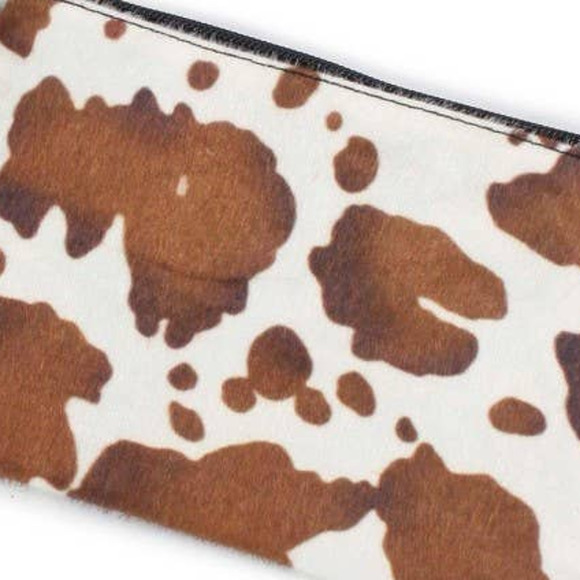 Brown White Western Tassel Wristlet - Picture 2 of 2